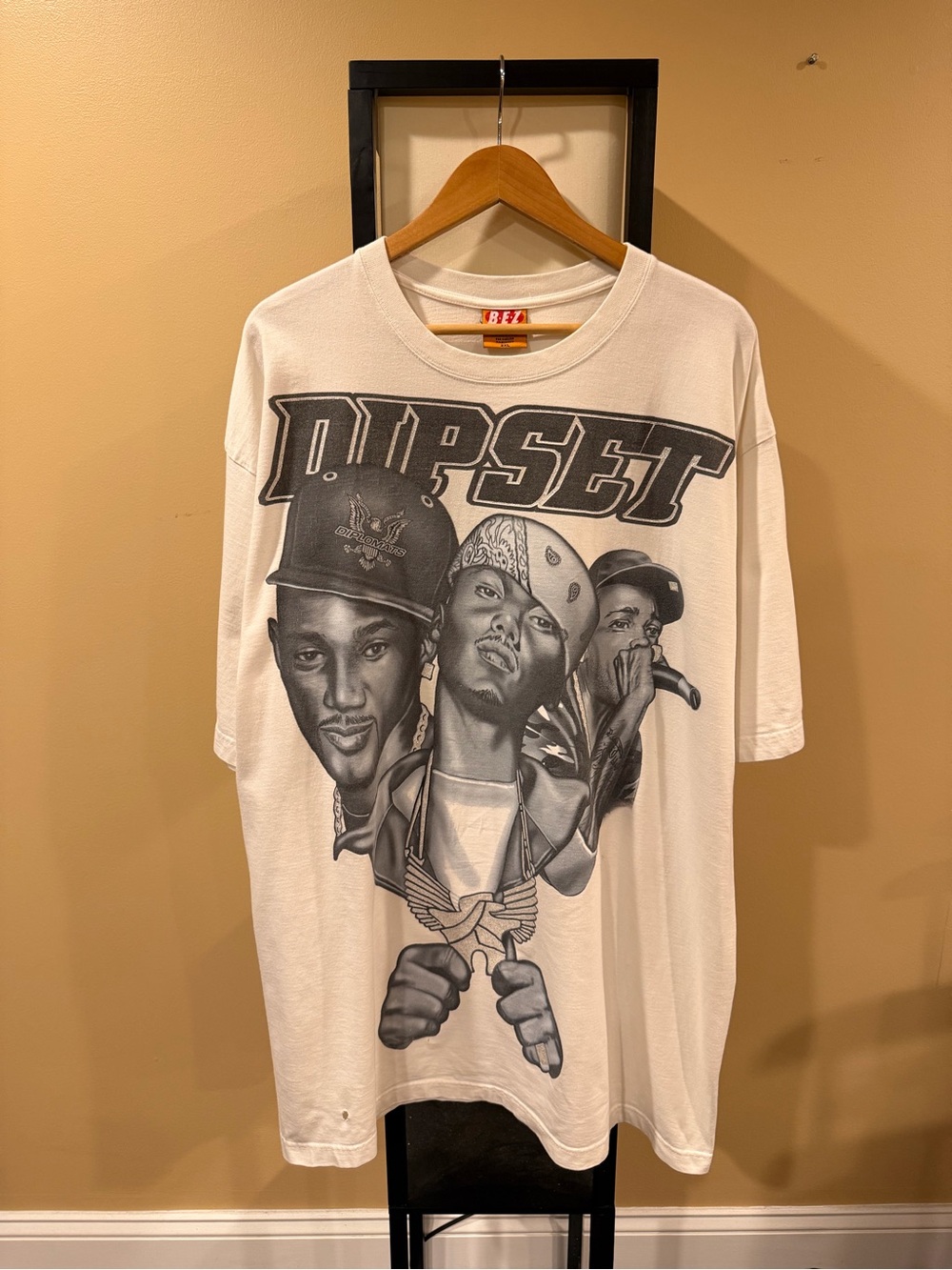 Vintage Dipset 2000’s Cam’ron Juelz Jim Jones Writer White T-Shirt